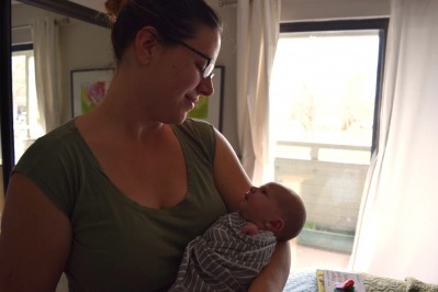 baby gazing